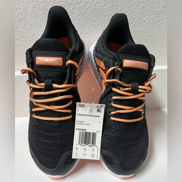 adidas | Shoes | Adidas Climacool Vent Fw306 Women Blackwhiteorange Us Size  5 | Poshmark